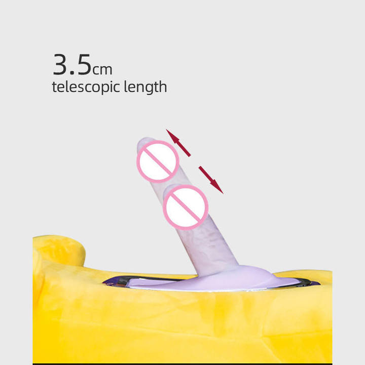 Automatic Thrusting Dildo Hidden in Plush Teddy Bear - Multi-Speed Vibrating Sex Toy for Women, Discreet Masturbation Tool